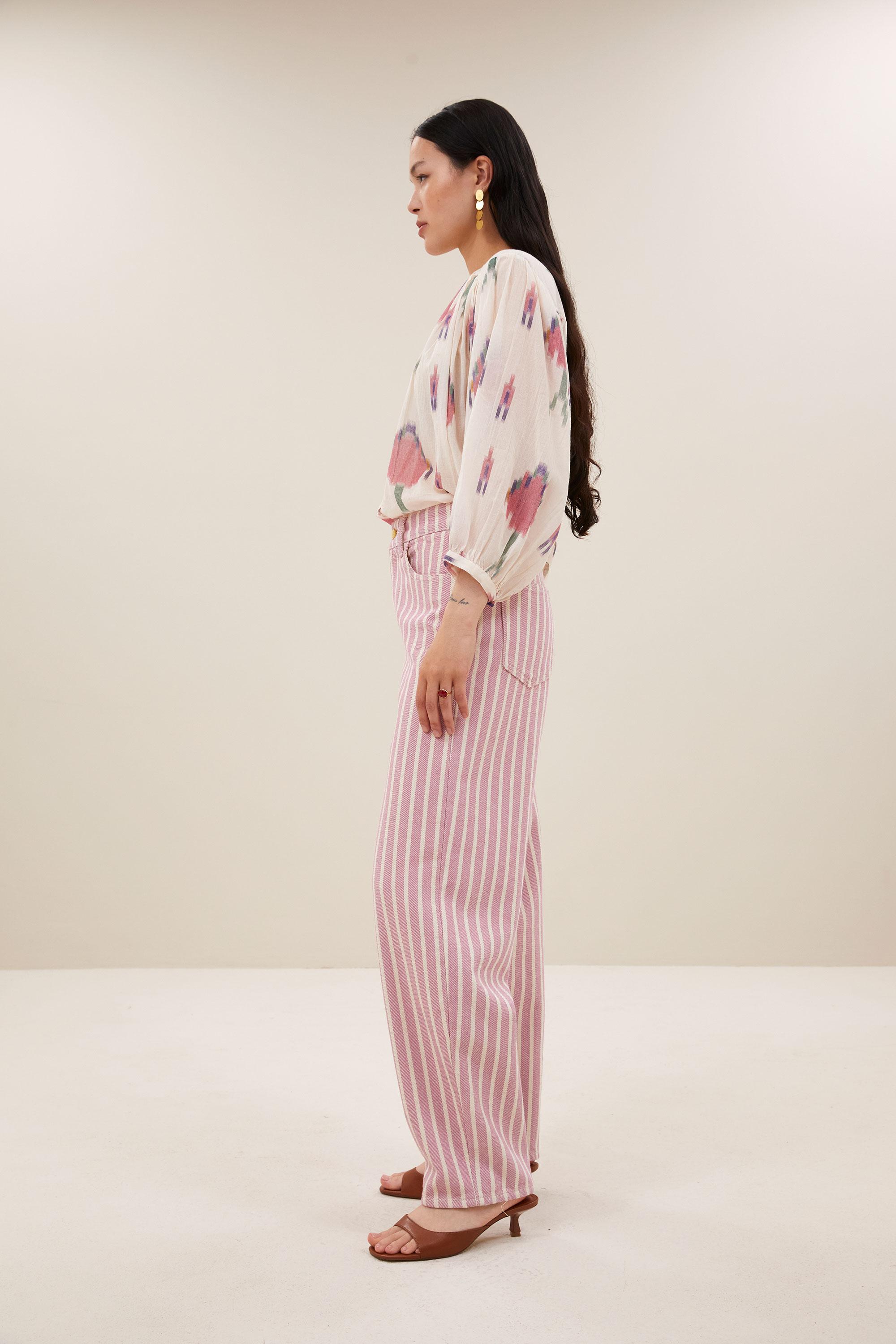 By-Bar Lew Pink Rocky Pants Hose Damen rosa